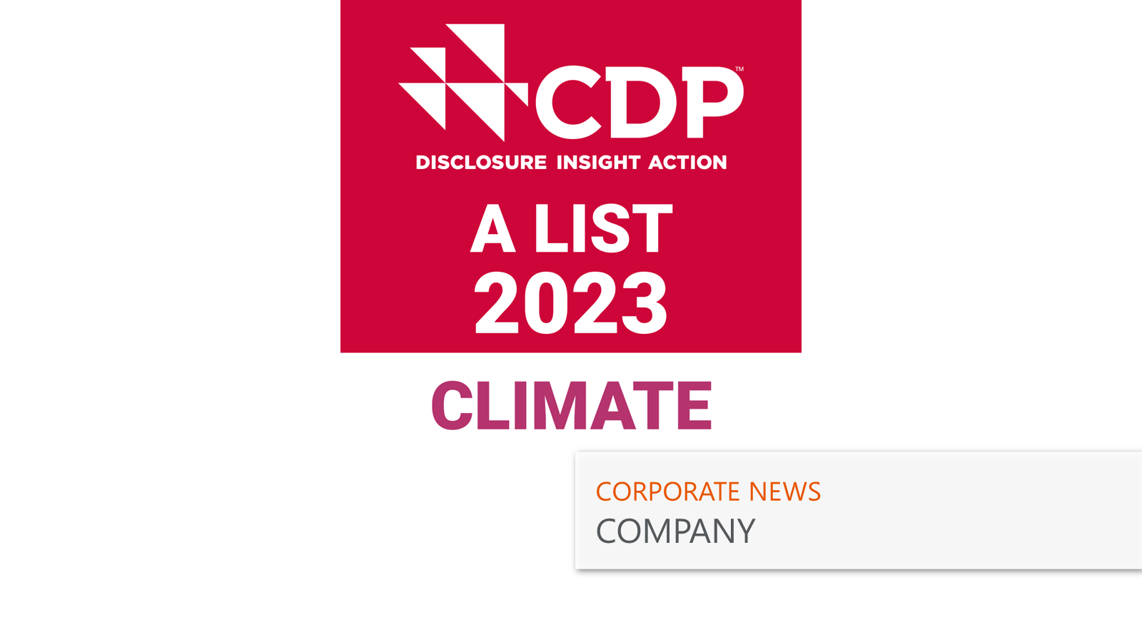 LIXIL 、CDPの気候変動分野のAリスト企業に初選定 サムネイル画像