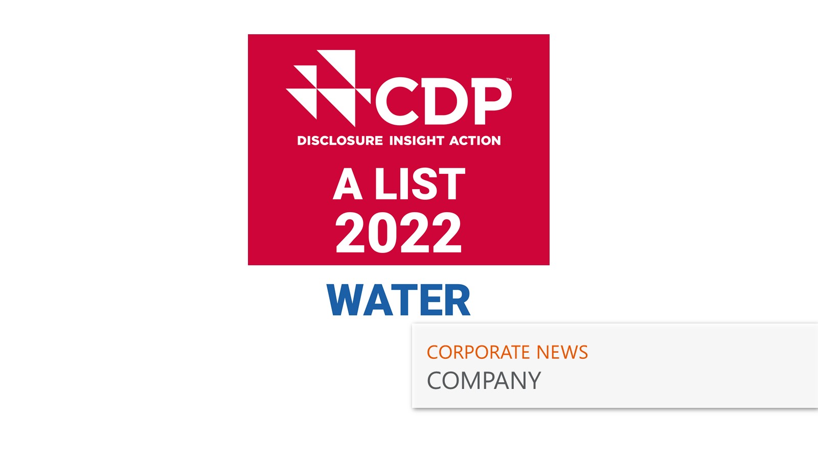 LIXIL Selected for CDP’s Water Security A List for Second Consecutive Year サムネイル画像