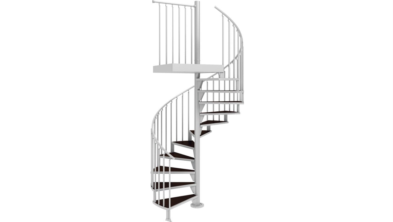 アルミの持つ洗練された素材感を最大限に生かした 「KB らせん階段」を新発売 サムネイル画像