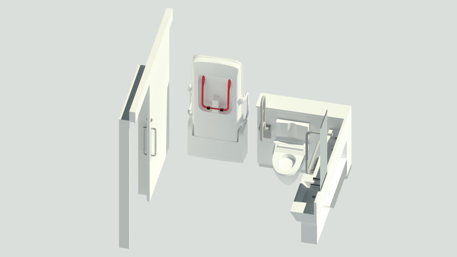 LIXILとコマニー社で共同開発した「パブリックトイレ空間BIMモデル」に建築設計標準の改訂に対応した新規プランを追加 サムネイル画像
