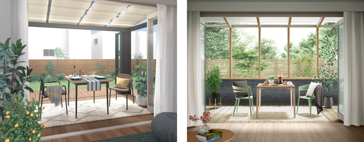 自然とつながり、ゆったりとした上質な空間を演出する 「ガーデンファニチャー」からダイニング・リビングセットの新モデルを発売 サムネイル画像
