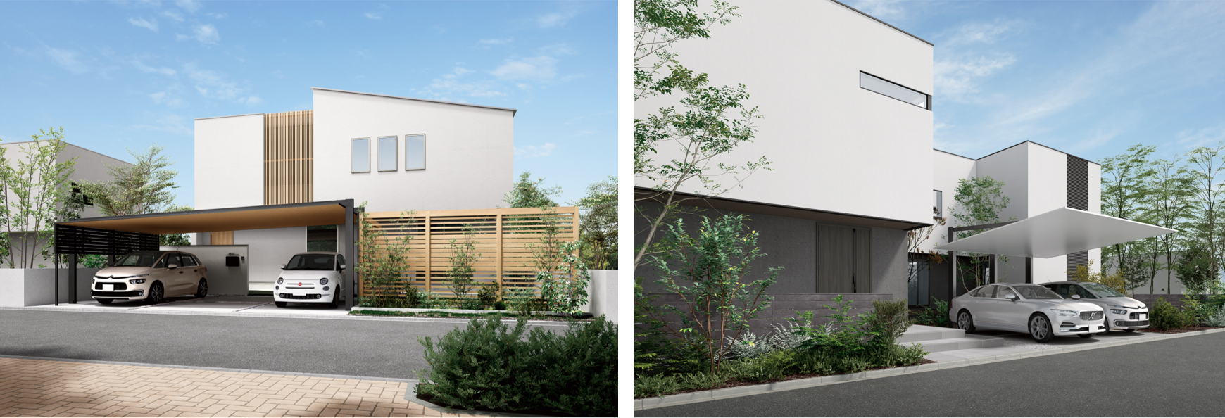 住宅の外観に調和するデザインを追求した「カーポートＳＣ」に 『3台用』と『後方支持2台用』を追加し、発売 サムネイル画像