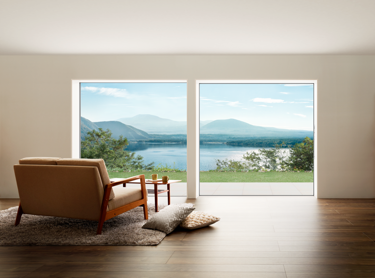 フレームインのデザインで枠にはまらない開放感を生み出す ハイブリッド窓「LW」に収納部FIX仕様を追加し、発売 サムネイル画像